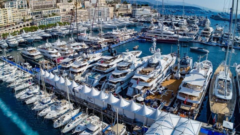Plein Coeur De Monaco, A 300 Metres A Pied Du Port De Monaco, 4 Pieces Dans Des Escaliers Vue Mer Exceptionnelle Ngoại thất bức ảnh