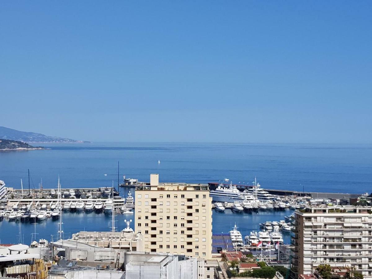 Plein Coeur De Monaco, A 300 Metres A Pied Du Port De Monaco, 4 Pieces Dans Des Escaliers Vue Mer Exceptionnelle Ngoại thất bức ảnh